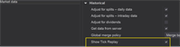 NinjaTrader - Enable Tick Replay