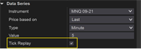 NinjaTrader - Enable Tick Replay within Strategy Analyzer